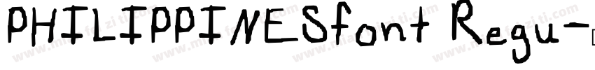 PHILIPPINESfont Regu字体转换